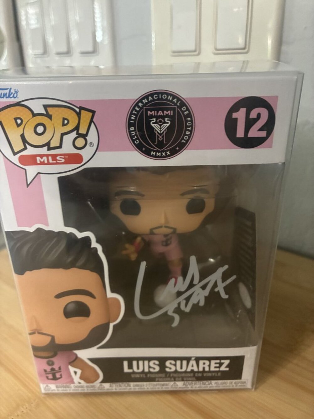Funko Pop! MLS Luis Suárez Vinyl Figure #12 Miami Luis Suarez